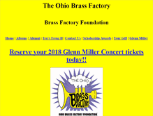 Tablet Screenshot of ohiobrassfactory.org